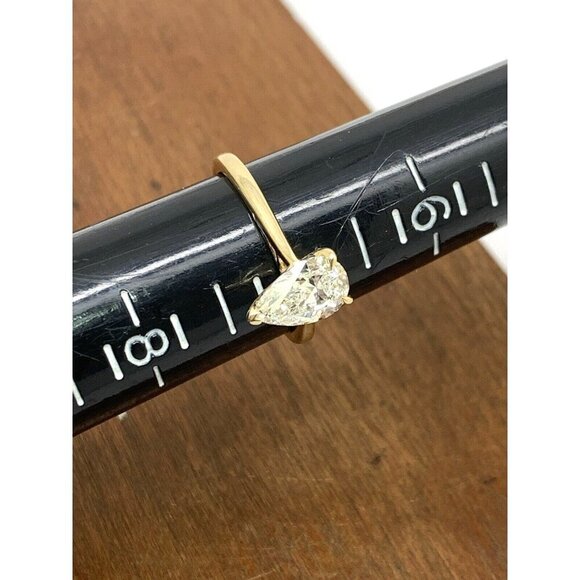 Unique Moments Engagement Ring Lab Created 1 Carat Diamond 14k Yellow Go… - Picture 10 of 14